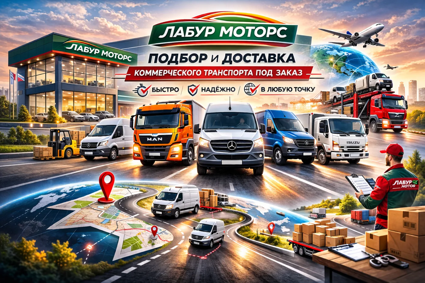 Презентация подбора грузовиков и коммерческого транспорта